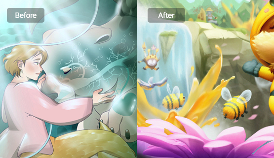 before & after 이미지